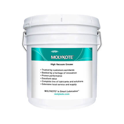 DuPont MOLYKOTE® High-Vacuum Grease Clear 3.6 kg Pail