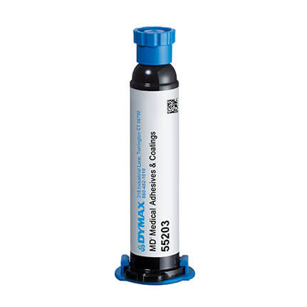 Dymax 55203 UV Curing Adhesive Blue 10 mL MR Syringe