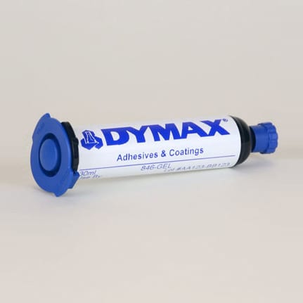 Dymax 846-GEL Structural Acrylic Adhesive Light Yellow 30 mL MR Syringe