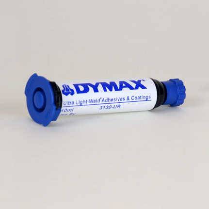 Dymax Ultra Light-Weld® 3130-UR UV Curing Adhesive Yellow 10 mL MR Syringe