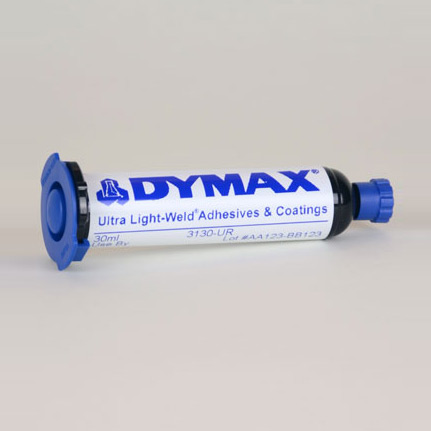 Dymax Ultra Light-Weld® 3130-UR UV Curing Adhesive Yellow 30 mL MR Syringe