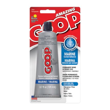 Eclectic Amazing GOOP Marine Solvent Based Adhesive Clear 3.7 oz Tube