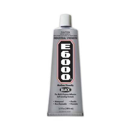 E6000 Multi-Purpose Adhesive, Black - 2 oz tube