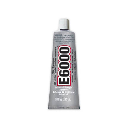 Eclectic E6000 Spray Adhesive Glue, Low Odor, Clear, 4 fl. oz. 