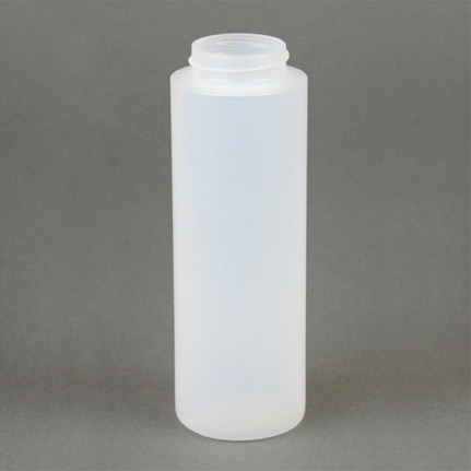 Ellsworth EA-1/2PT38 Polyethylene Squeeze Bottle Cylinder Wide Mouth Opaque 8 oz