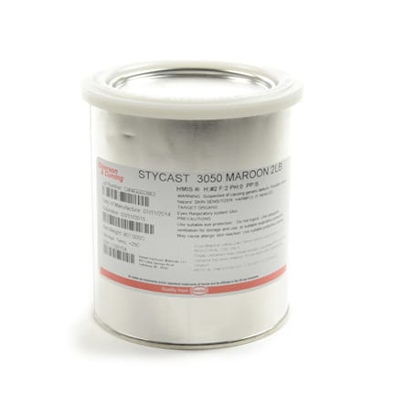 Henkel Loctite STYCAST 3050 Epoxy Encapsulant Maroon 1 qt Can
