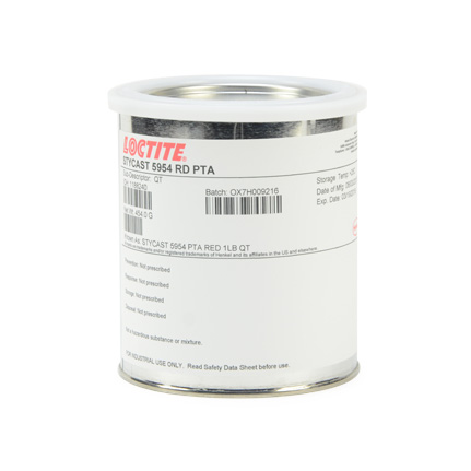 Henkel Loctite STYCAST 5954 Thermally Conductive Encapsulant Part A Red 1 qt Can