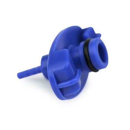 Fisnar 5601479 Adapter with O-Ring Blue 5 cc, 0.125 in No Hose