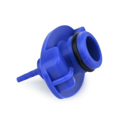 Fisnar 5601480 Adapter with O-Ring Blue 10 cc, 0.125 in No Hose