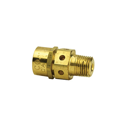 Fisnar 560616-50 Brass Pressure Relief Valve 50 psi 0.25 in NPT