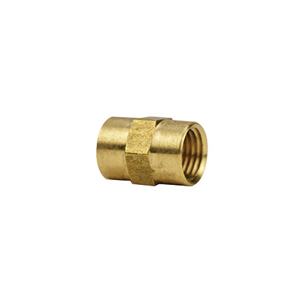 Fisnar 560634 Brass Coupling Connector 0.25 in NPT Female