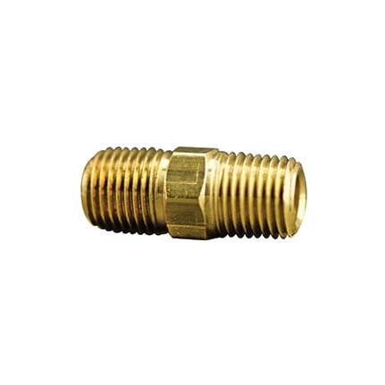 Fisnar 560716 Brass Nipple 0.25 in NPT Male