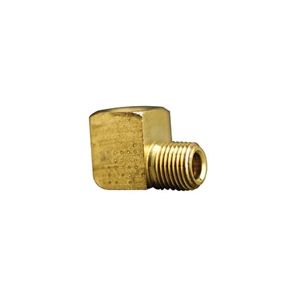 Fisnar 560729 Brass Elbow Fitting 0.25 in NPT Male x 0.125 in NPT Female