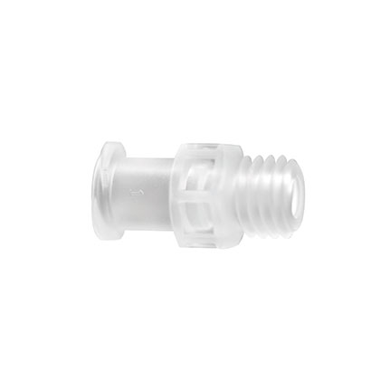 Fisnar 560733 Luer Lock Connector Clear Female x 1/4-28 UNF Male