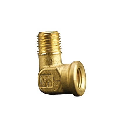 Fisnar 560747 Brass Elbow Connector 0.25 in NPT Male x 0.25 in NPT Female