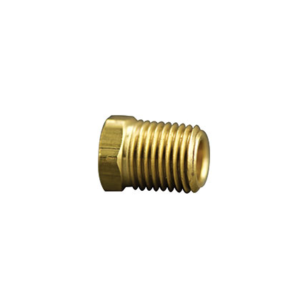 Fisnar 560758 Brass Hex Head Plug Connector 0.375 in NPT Male