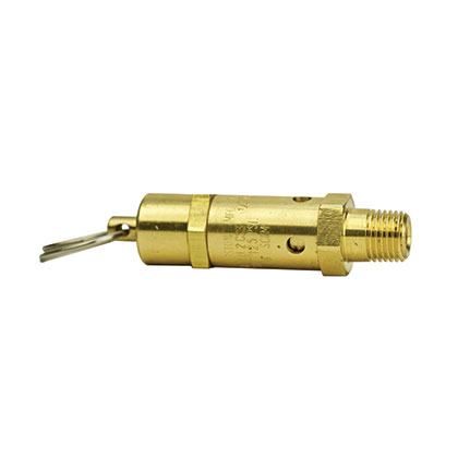 Fisnar 560763 Brass Pressure Relief Valve 125 psi 0.25 in NPT