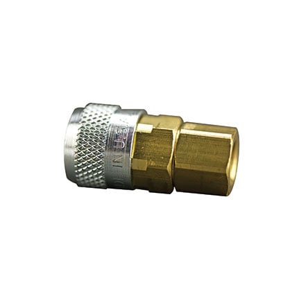 Fisnar 560784 Metal Push Connect Socket 0.25 in x 0.25 in NPT Female