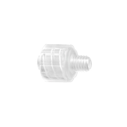 Fisnar 560914 Luer Lock Connector Clear Male x 10-32 UNF Male