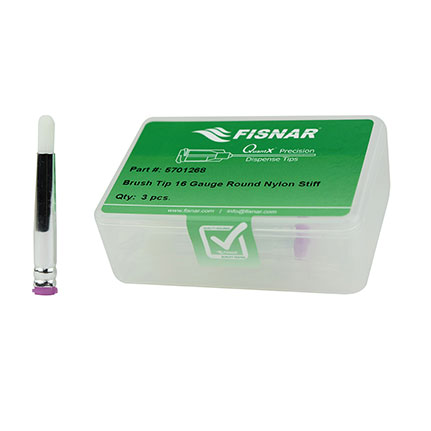 Fisnar 5701268 Hard Bristle Dispensing Brush Tip 16 ga