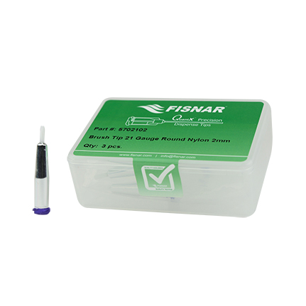 Fisnar 5702102 Round Nylon Dispensing Brush Tip 21 ga