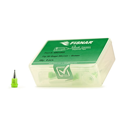 Fisnar QuantX™ 5901003 Micron-S Precision Standard Bore Nozzle Green 20 ga