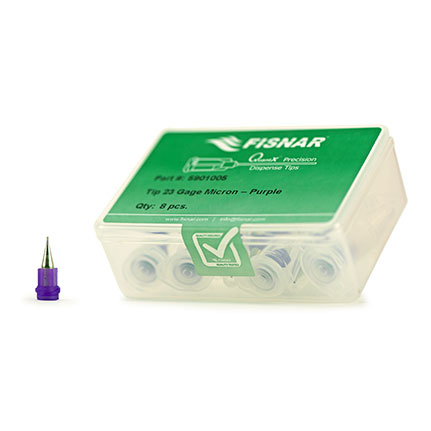 Fisnar QuantX™ 5901005 Micron-S Precision Standard Bore Nozzle Purple 23 ga