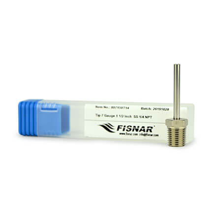 Fisnar 807150T14 NPT Stainless Steel Dispensing Tip 1.5 in x 7 ga