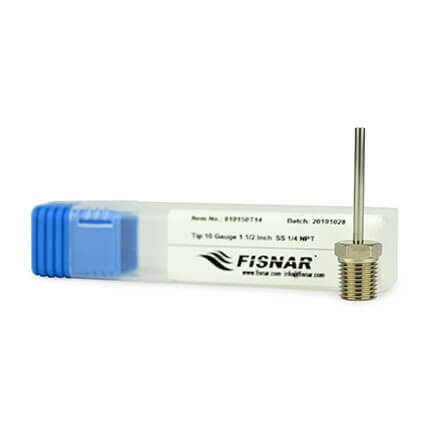 Fisnar 810150T14 NPT Stainless Steel Dispensing Tip 1.5 in x 10 ga