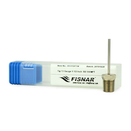 Fisnar 813150T14 NPT Stainless Steel Dispensing Tip 1.5 in x 13 ga