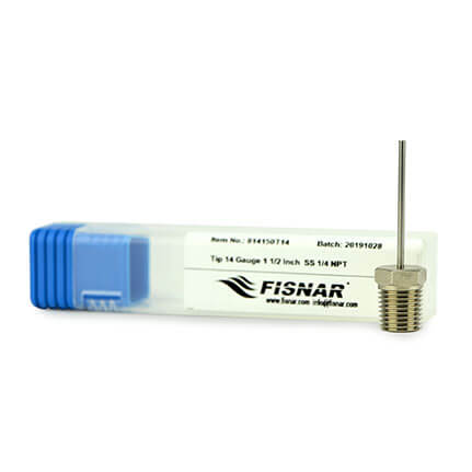 Fisnar 814150T14 NPT Stainless Steel Dispensing Tip 1.5 in x 14 ga