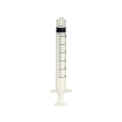 Fisnar 8401006 Luer Lock Graduated Syringe Clear 3cc