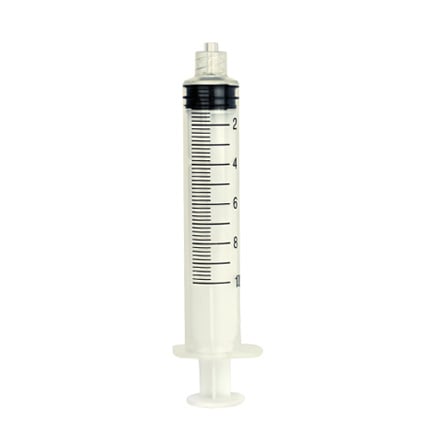 Fisnar 8401008 Luer Lock Graduated Syringe Clear 10cc