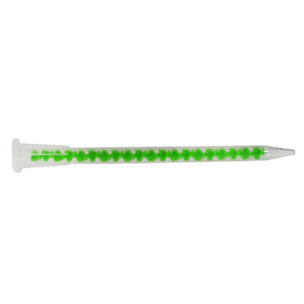 Fisnar QuantX™ FMAH250-20S Stepped Lock Mix Nozzle Green 0.25 in ID x 20 Element