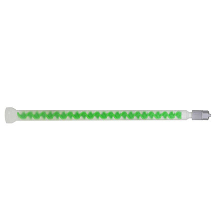 Fisnar QuantX™ FMCH370-24LL Luer Lock Mix Nozzle Green 0.37 in ID x 24 Element
