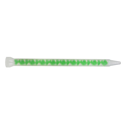 Fisnar QuantX™ FMCH430-18S Stepped Lock Mix Nozzle Green 0.4 in ID x 18 Element
