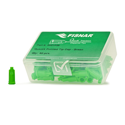 Fisnar QuantX™ 8001039 Pointed Tip Cap Green