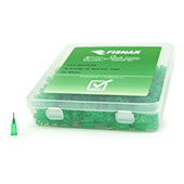 Fisnar QuantX™ 8001075-500 Straight Blunt End Needle Green 0.25 in x 18 ga
