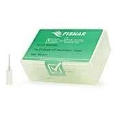 Fisnar QuantX™ 8001093 Straight Blunt End Needle Clear 0.5 in x 27 ga