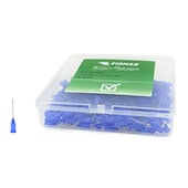 Fisnar QuantX™ 8001100-500 Straight Blunt End Needle Blue 1 in x 22 ga