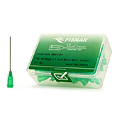Fisnar QuantX™ 8001107 Straight Blunt End Needle Green 1.5 in x 18 ga