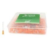 Fisnar QuantX™ 8001111-500 Straight Blunt End Needle Orange 1.5 in x 23 ga