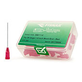 Fisnar QuantX™ 8001112 Straight Blunt End Needle Red 1.5 in x 25 ga
