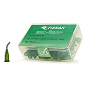Fisnar QuantX™ 8001156 45° Angled Blunt End Needle Olive 0.5 in x 14 ga