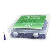 Fisnar QuantX™ 8001160-500 45° Angled Blunt End Needle Purple 0.5 in x 21 ga