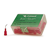 Fisnar QuantX™ 8001163 45° Angled Blunt End Needle Red 0.5 in x 25 ga