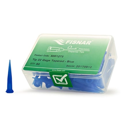 Fisnar QuantX™ 8001273 Tapered Dispensing Tip Blue 22 ga