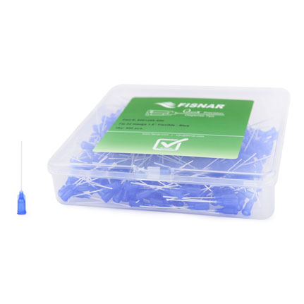 Fisnar QuantX™ 8001295-500 Flexible Dispensing Tip Blue 1.5 in x 22 ga