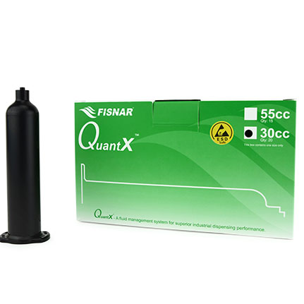 Fisnar QuantX™ 8501004 ESD Safe Syringe Barrel Black 30 cc Round