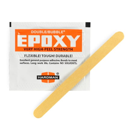 Hardman DOUBLE/BUBBLE Very High Peel Strength Epoxy Orange Package 3.5 g Packet